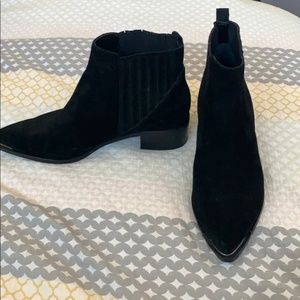 Marc Fisher Suede Ankle Booties
